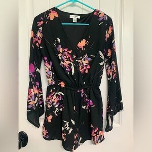 Arizona Jean Co. Floral Romper XS